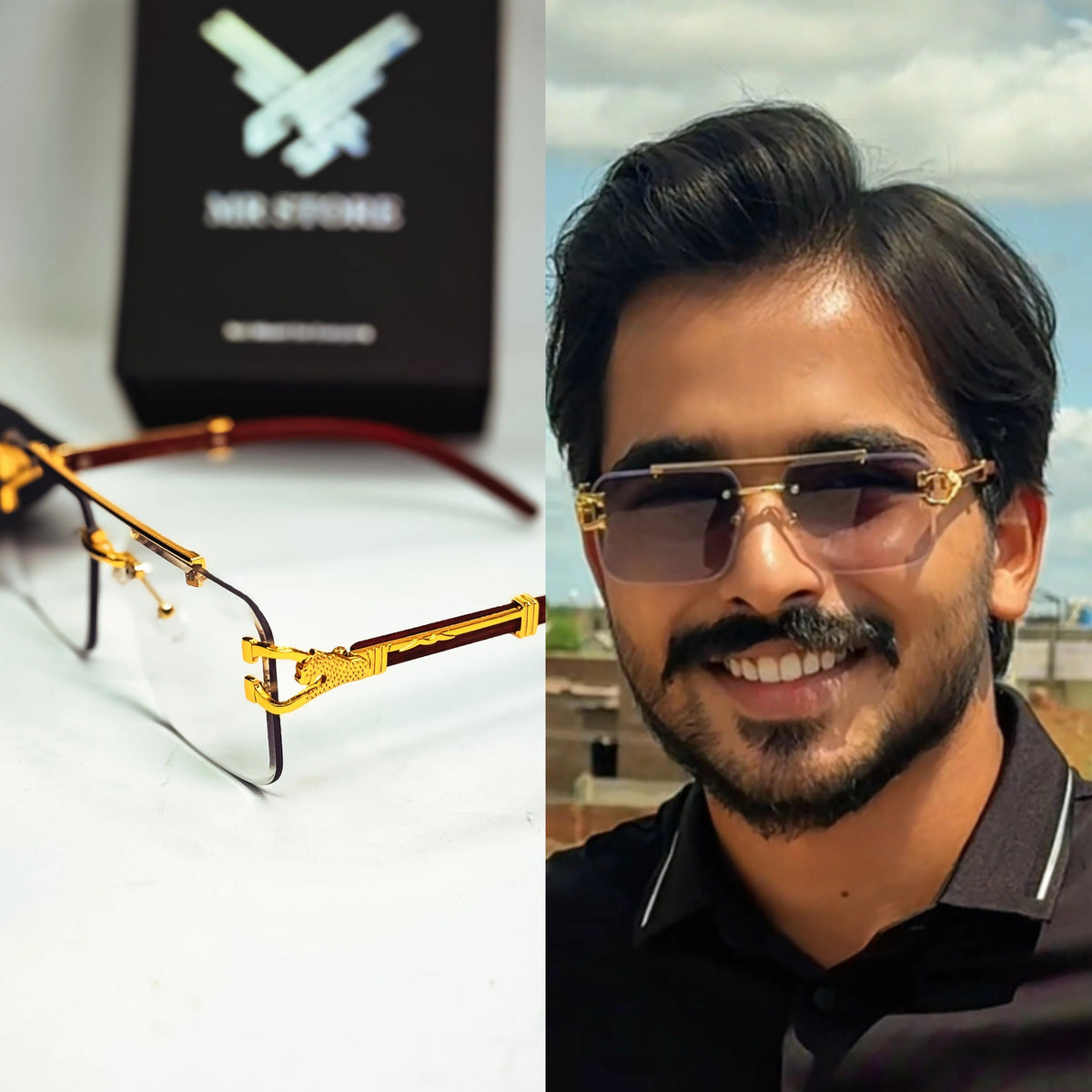 Solar Magic Cheetah Glasses (UV400)
